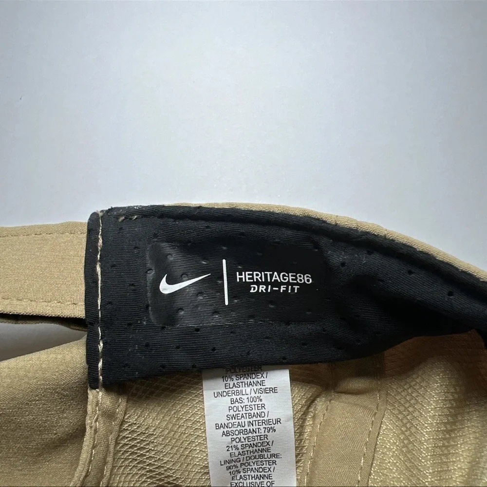 NIKE WOMEN’s AEROBILL TAILWIND CAP DriFit Wicking BEIGE Hat CQ9366 Unisex - Picture 8 of 8